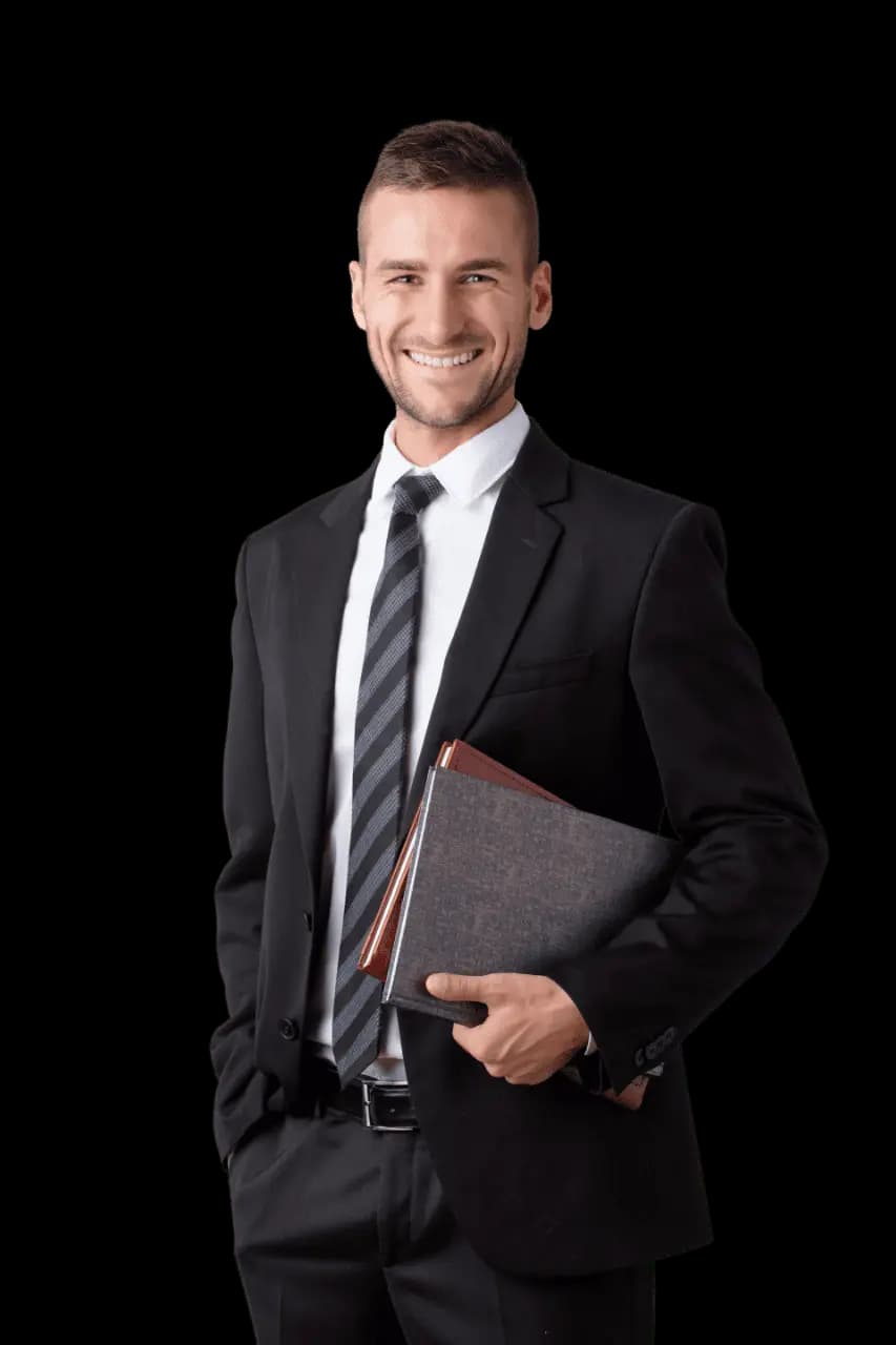 Foto de um corretor de imóveis